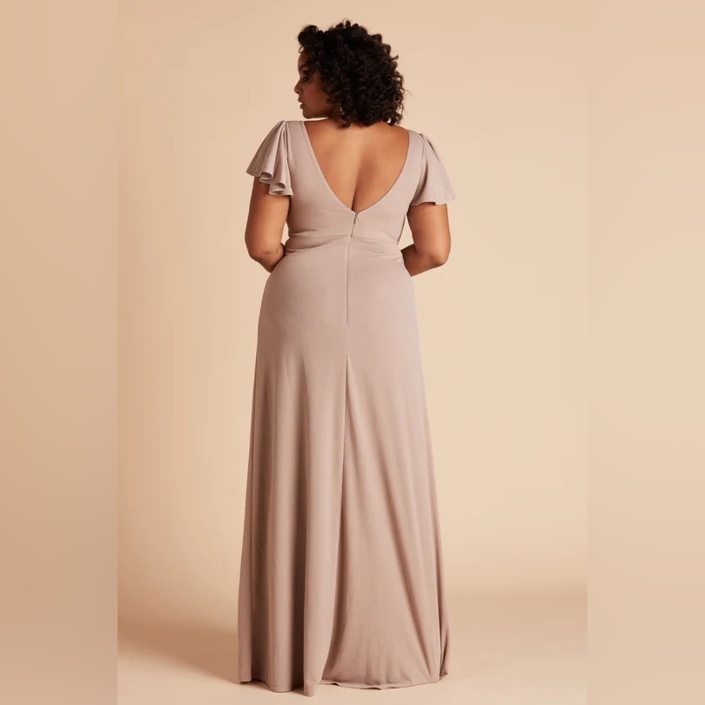 NWT Birdy Grey Hannah Dress in Crepe Taupe - Picture 2 of 7